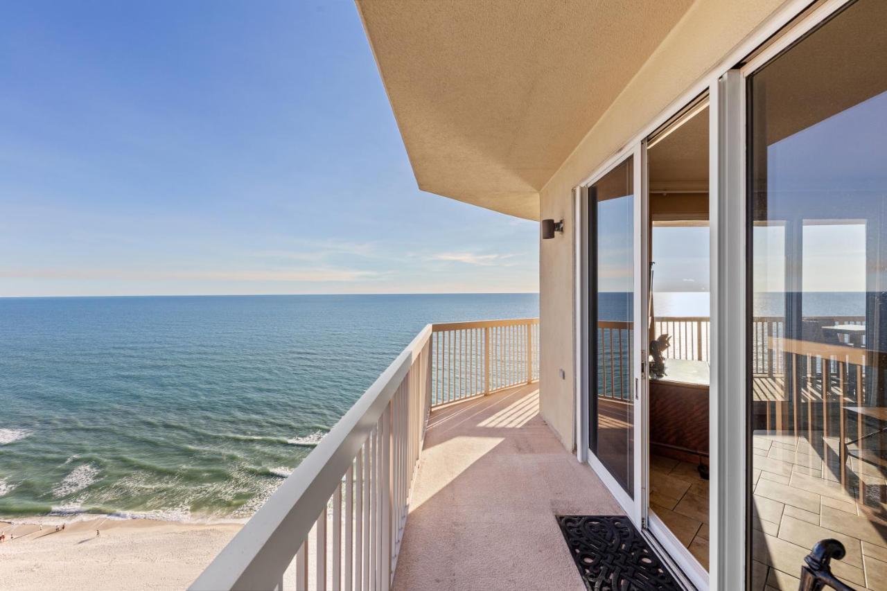Gulf Front Master Bedroom! 2 Pools & Hot Tubs! Sleeps 8! Panama City Beach Bagian luar foto